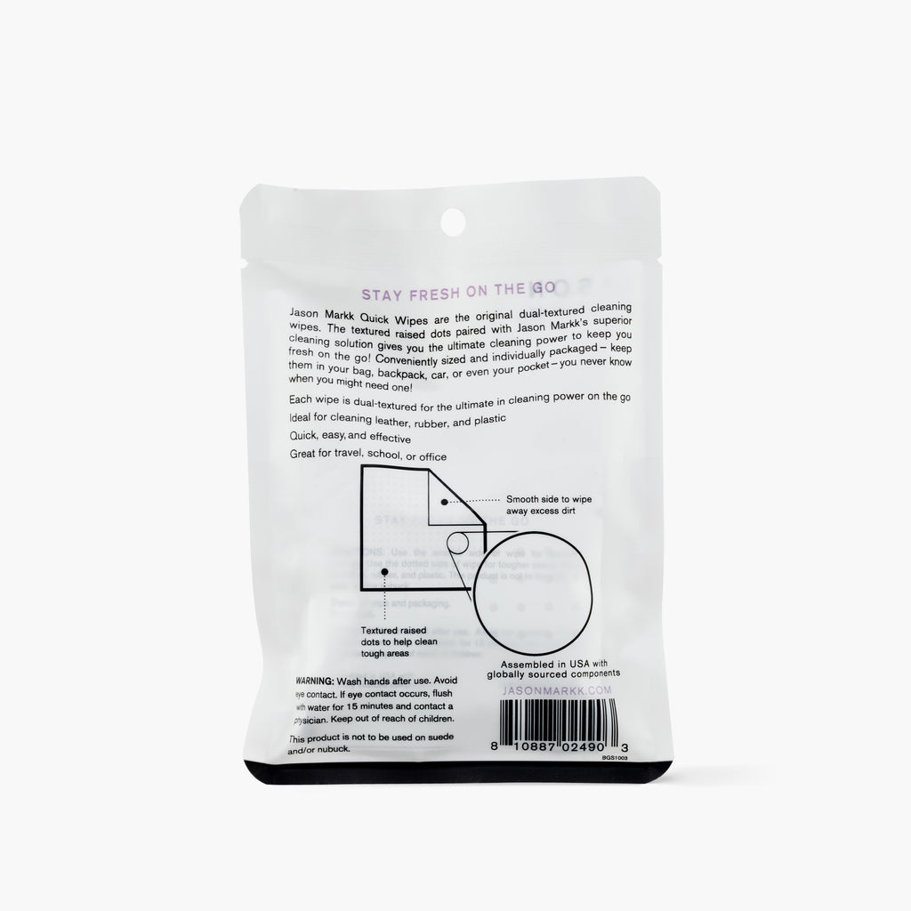 Quick Shoe Cleaning Wipes